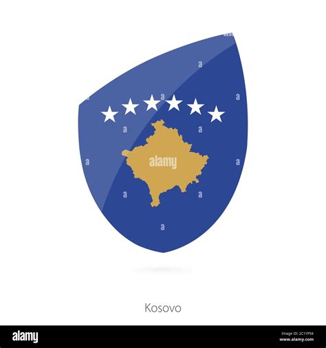 Bandera De Kosovo Ilustración Vectorial Imagen Vector De Stock Alamy