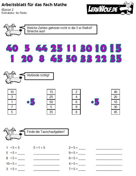 Mathematik 2 Klasse Arbeitsblätter Kostenlos Kinderbilder Download A08