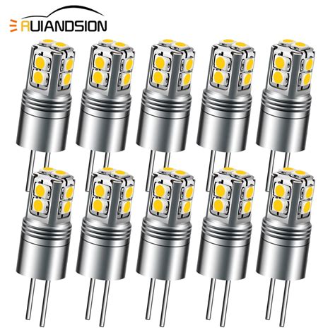 Ruiandsion G4 LED Bulb 3 36W 300K Warm White Bi Pin T3 Type 12V 24V 36V