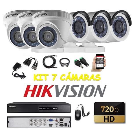 Ripley KIT 6 CÁMARAS SEGURIDAD HD HIKVISION