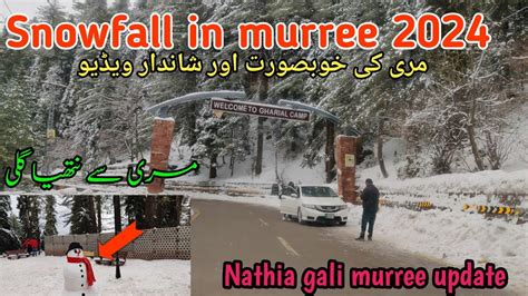 Murree Live Today Murree Live Snowfall 2024 Nathiagali Murree