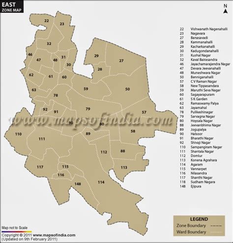 BBMP - 2015 : Bangalore Zones