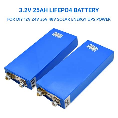 3 2V 25Ah LiFePO4 Battery Cell 25000mAh Lithium Iron Phosphate Deep