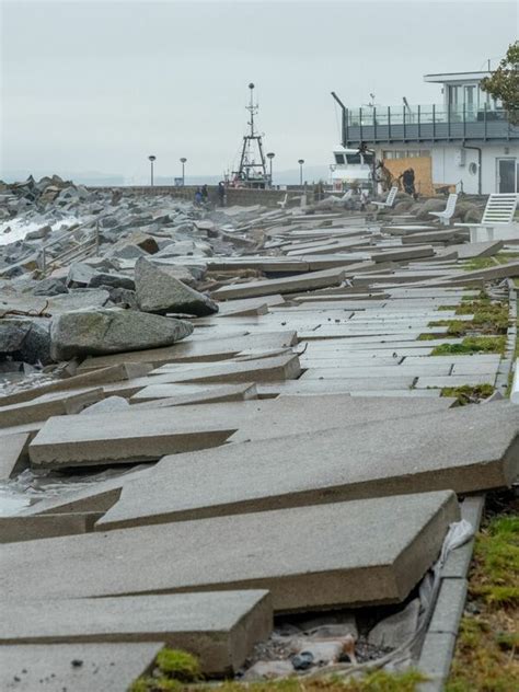 Nach der schweren Ostsee Sturmflut wird aufgeräumt