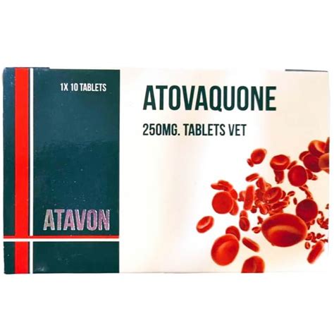 Atavon Atovaquone 250mg tablets for dogs & cats, 10tabs - LoyalPetZone ...