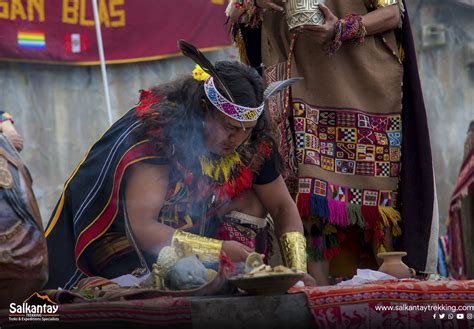 Haywarikuy Ceremony Of Offering To The Pachamama Was Made With The