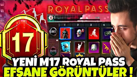 YENİ M17 ROYAL PASS EFSANE GÖRÜNTÜLER M17 RP 1 50 ÖDÜLLERİ M17