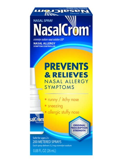 Nasalcrom In Allergy Medicine