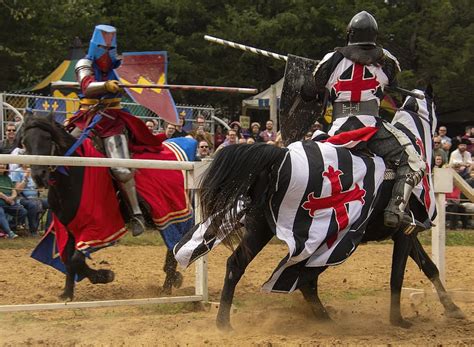 Joust Jousting Combat Knight Armor Medieval Lance Armour Horses