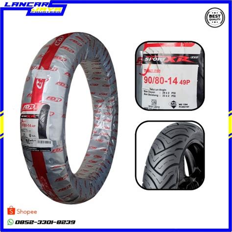 Jual FDR 90 80 14 130 70 14 SPORT XR EVO SPORT GENZII TUBELESS BAN