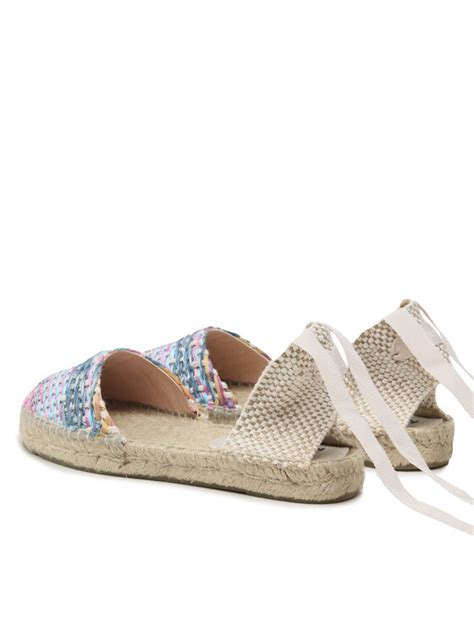 Manebi Espadrilky Raffia Yute Mix Flat Valenciana Espadrilles G 6 1 P0