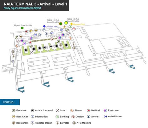 Ninoy Aquino Airport Map