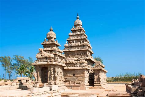 Templo De La Orilla Mahabalipuram Indiamágica