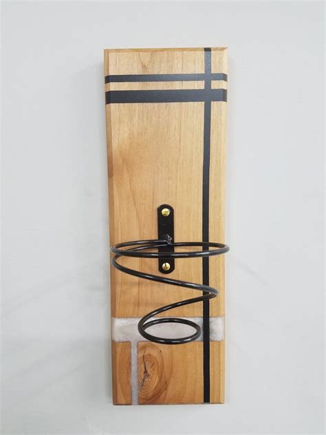 Wooden Wine Rack Wood Wine Bottle Wall Rack Handmade Single Etsy