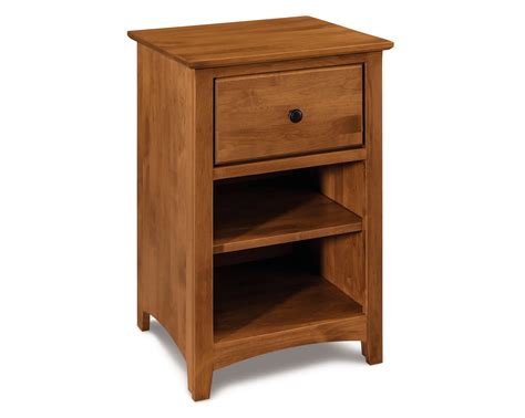 Shaker 1 Drawer Nightstand Archbold Furniture