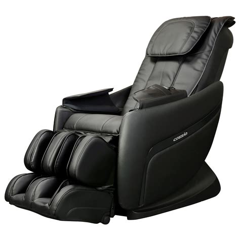 Cozzia Cz Cz 328 Black Massage Chair With 5 Pre Programmed Massage