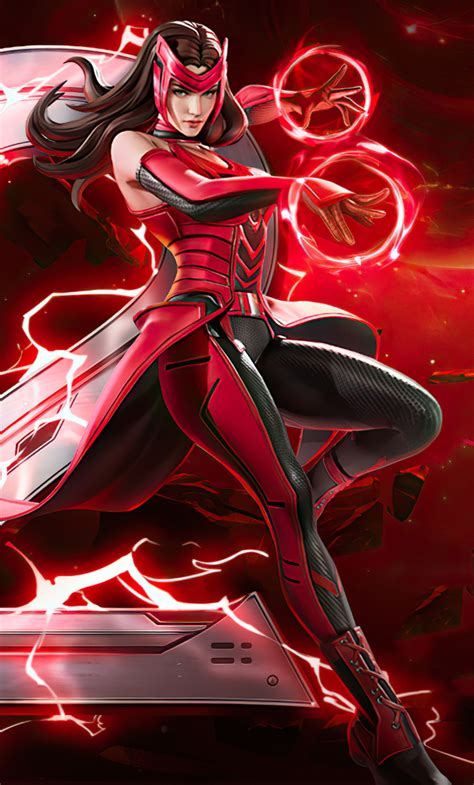 1280x2120 Scarlet Witch Marvel Super War Iphone 6 Plus Wallpaper Hd