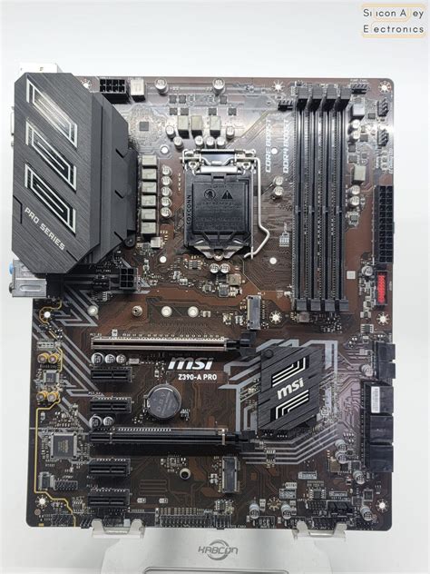 MSI Z390-A Pro Intel LGA 1151 DDR4 ATX Motherboard - Silicon Alley ...