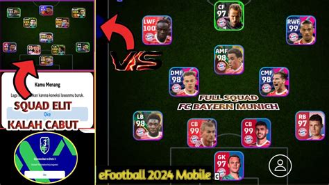 Main Divisi Full Squad Fc Bayern Munich Efootball Mobile