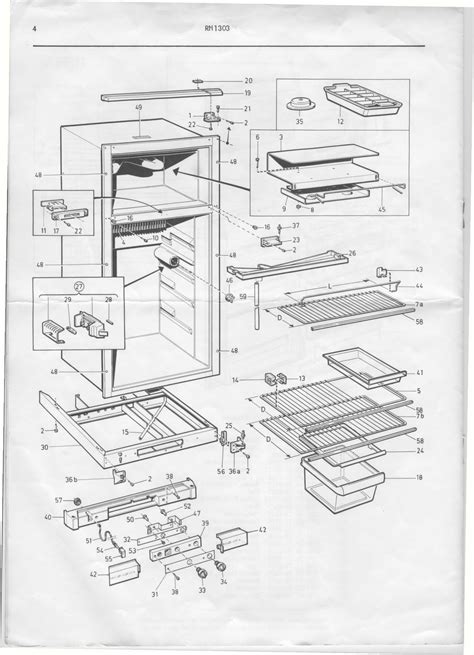 Schematic Of A Refrigerator Parts Refrigerator Ge Profile Di