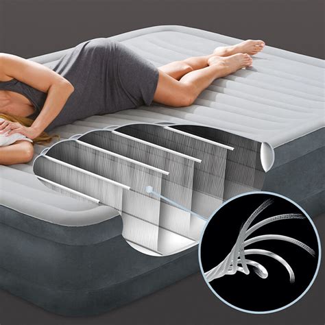 Intex 13 Dura Beam Comfort Plush Airbed Wquickfill Plus Internal Pump