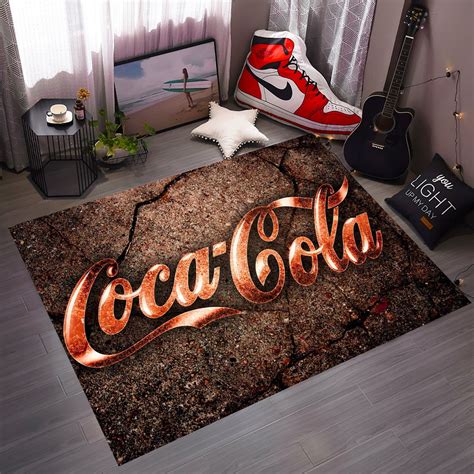 Coca Cola Rug Cola Rug Vintage Rug Retro Rug Coke Rug Living Room Rug