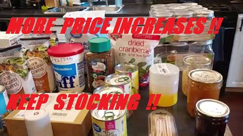 Prepper Pantry Haul Continued Inflation And Price Increases Keep