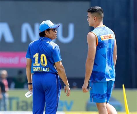 Father Son Duo Sachin And Arjun Tendulkar Create History With Arjuns