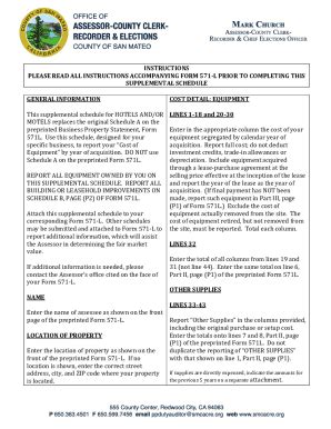 Fillable Online Business Property Statement For Placer County