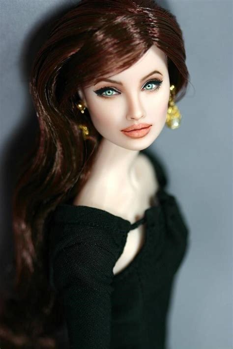 Fashion Royalty Ooak Repaint Doll Angelina Jolie Handspeak Body Fashion Royalty Dolls Fashion