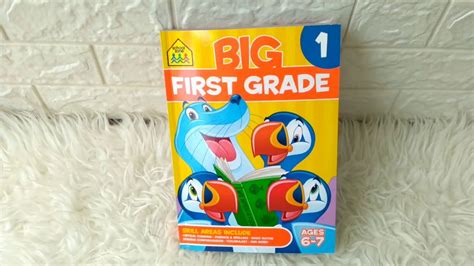 School Zone Big First Grade Workbook Ages 6 7 Youtube