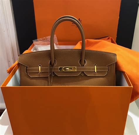 Herm S Birkin Cm Bag In Tan Leather Pristine Condition Chelsea