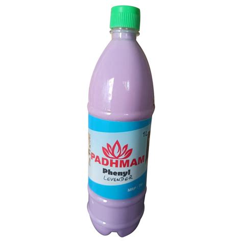 Padhmam Purple Liquid Lavender Phenyl Bottle Packaging Size 1 Litre