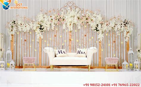 Luxury Gold Metal Wedding Backdrop Gate - DST International