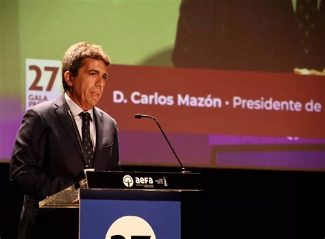 Mazón defiende la supresión del impuesto de sucesiones y donaciones