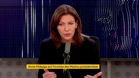 Anne Hidalgo candidate à l élection présidentielle répond aux questions