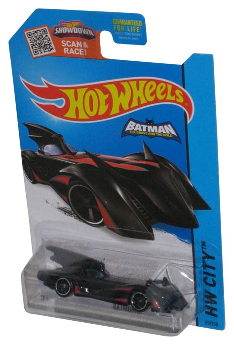 DC Batman Brave The Bold Batmobile HW City Hot Wheels Black Toy Car Walmart