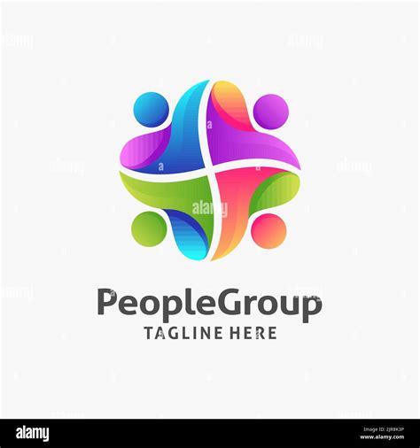 People Group Logo Design Stock Vector Image And Art Alamy