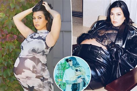 Pregnant Kourtney Kardashian Hints At Due Date With Bump Photo