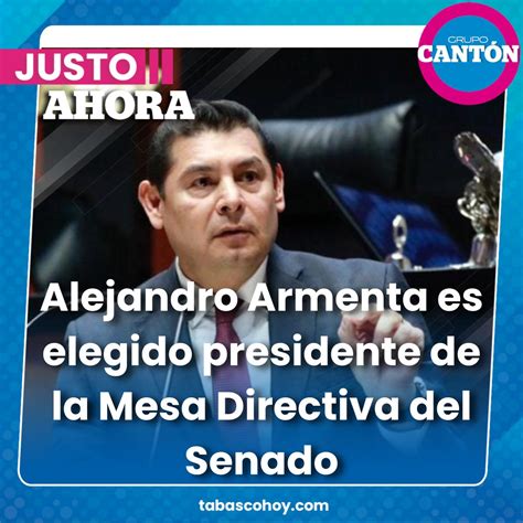 Tabasco Hoy On Twitter Almomento El Senador Alejandro Armenta