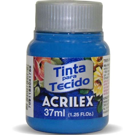 Pintura Para Tela Acrilex Azul Cerúleo Papelería Lumen