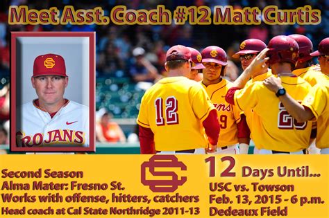 USC Baseball on Twitter: "We are just 12 days away from opening day ...