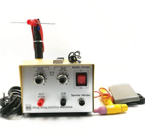 200w Pulse Sparkle Spot Welder Jewelry Welding Machine Gold Silver Platinum 220v Ebay