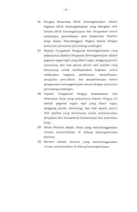 Permenaker Nomor Tahun Pdf