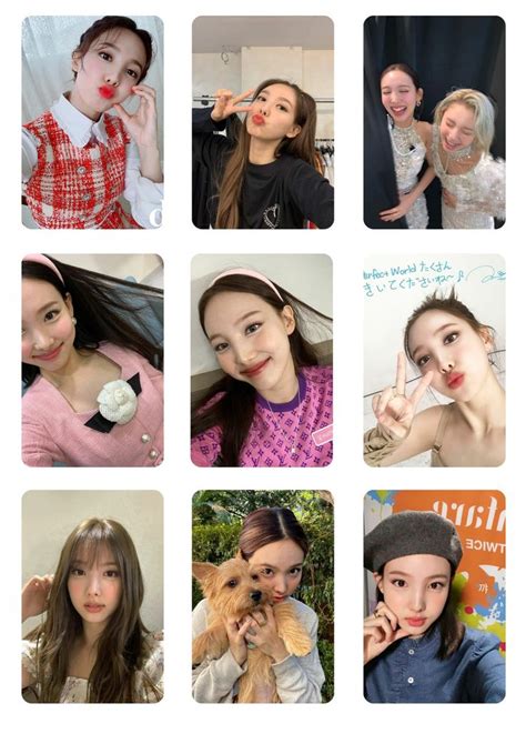 Nayeon Photocards Fotos Polaroid Invitaciones Digitales Nayeon