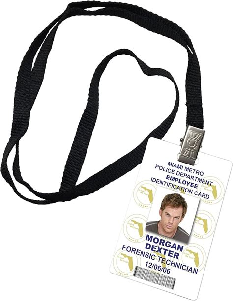 Amazon Dexter Morgan Novelty ID Badge Prop Costume N Office