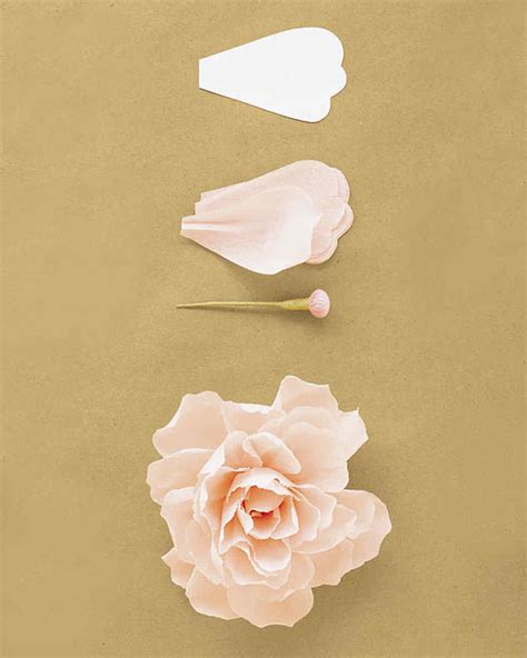 Crepe Paper Flower Templates