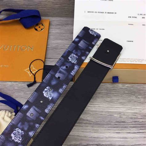 Th T L Ng Louis Vuitton Initiales Mm Reversible Belt Damier Si U C P