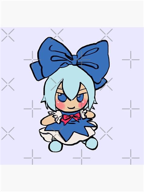 "I draw that cirno fumo plush meme / touhou" Poster for Sale by RansRoom | Redbubble