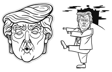 Desenhos De Donald Trump Para Colorir Pintar E Imprimir